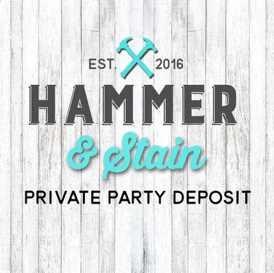 Private Party Deposit - $50